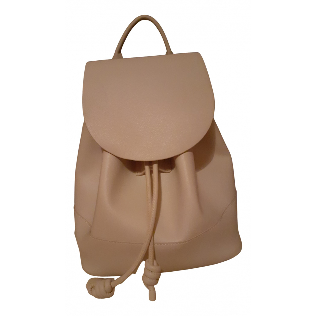 Backpack Zara Beige in Cotton - 17645111